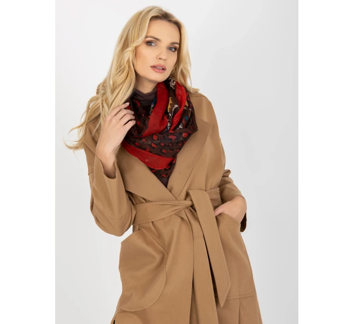 Tunelová šála AT KM model 17714518 hnědá - FPrice