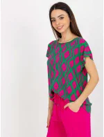 Dámská halenka model 18339466 zelená - FPrice Dámská halenka model 18339466 zelená - FPrice