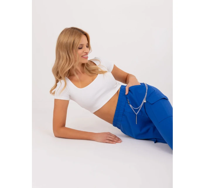 Spodnie dresowe RV DR model 19926674 kobaltowy - FPrice Spodnie dresowe RV DR model 19926674 kobaltowy - FPrice