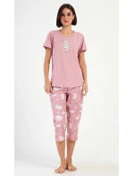 Dámské pyžamo kapri Méďa s model 20698742 - Vienetta