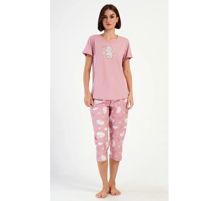 Dámské pyžamo kapri Méďa s model 20698742 - Vienetta