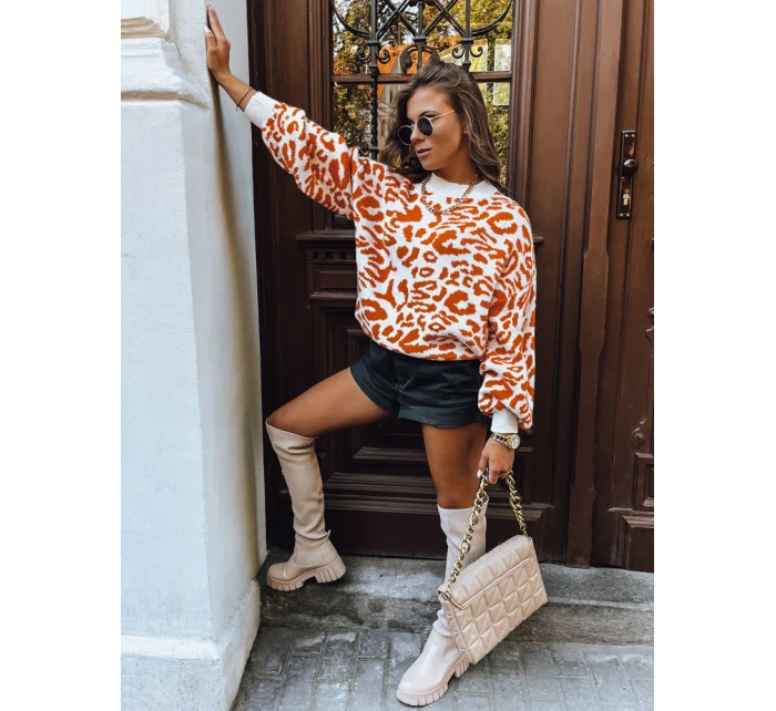 Dámský svetr  bílý Dstreet model 21971223 - FashionStreet