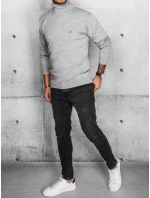 Pánsky sivý sveter FashionStreet WX2171 Pánsky sivý sveter FashionStreet WX2171