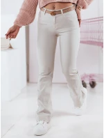 Dámské džínové kalhoty light beige Dstreet model 21983456 - FashionStreet