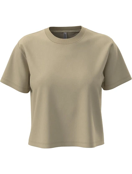 Next Level Apparel N 7610 Ťažký dámsky crop top 08.7610 béžový Next Level Apparel N 7610 Ťažký dámsky crop top 08.7610 béžový