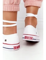 Damskie Trampki Big Star Gumowy Nosek Białe DD274336