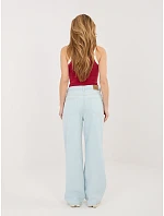 Nohavice D80033BB62629L221 svetlomodré