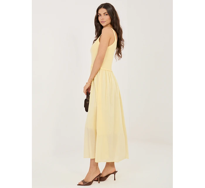 Šaty MI SK 22586.62 svetložltá Šaty MI SK 22586.62 svetložltá