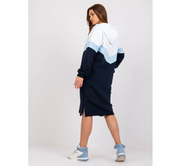 Šaty RV SK model 17047340 tmavě modrá a bílá - FPrice