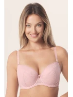 Petra Vyztužená podprsenka růžová Petra Vyztužená podprsenka růžová