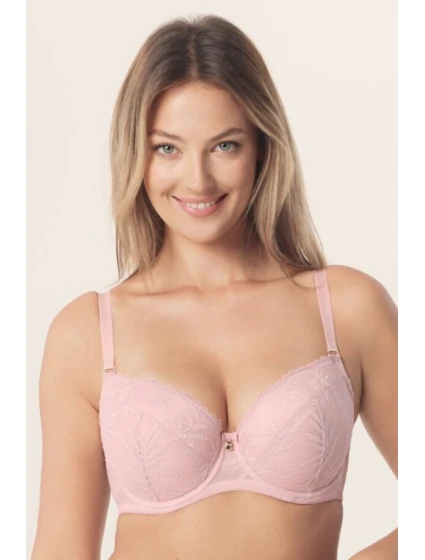 Petra Vyztužená podprsenka růžová Petra Vyztužená podprsenka růžová