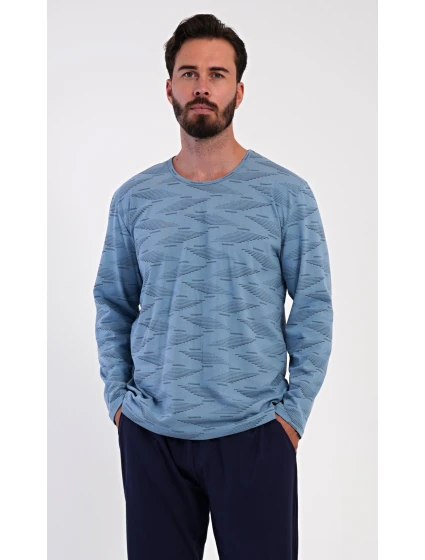 Pánské pyžamo dlouhé model 22406004 - Vienetta MAN Pánské pyžamo dlouhé model 22406004 - Vienetta MAN