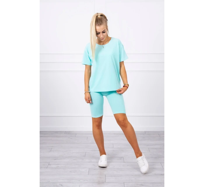 Mätový set top+legíny Mätový set top+legíny