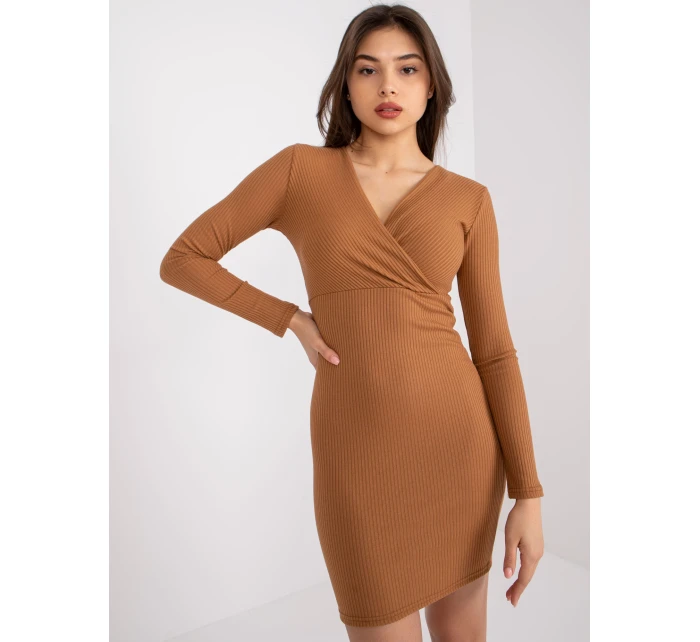 Sukienka LK SK model 21755172 jasny brązowy - FPrice