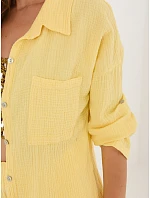 Koszula MI KS model 22102662 jasny żółty - FPrice