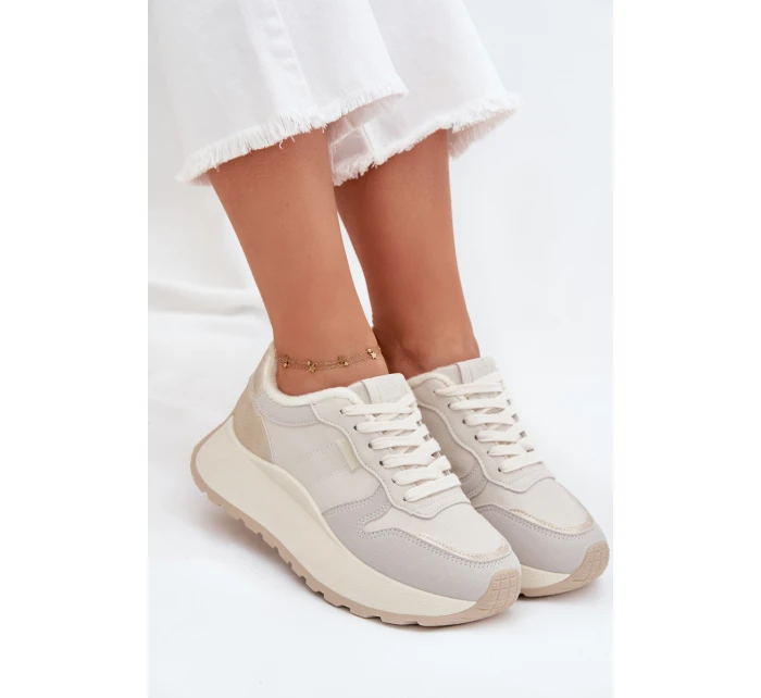 Dámske kožené tenisky Big Star HI-POLY SYSTEM - biele Dámske kožené tenisky Big Star HI-POLY SYSTEM - biele