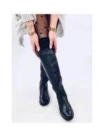 Dámske čižmy YY-52 black - Inello