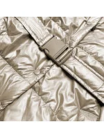 Béžová dámská oversize vesta model 17099458 - KAMADA