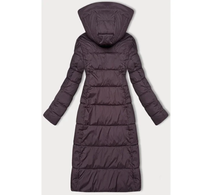 długa kurtka zimowa damska brązowa model 21247835 - Libland