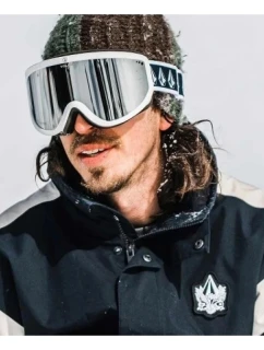 Dámske/pánske športové snowboardové okuliare Volcom Footprints silver (VG0622116)