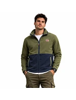 Geografické Nórsko Pánske fleece Touki Fz Khaki Db Men 233 Khaki (WZ6702H/GN-Kaki)