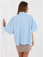 IT KR kabát FL10153KSM.91 svetlomodrý