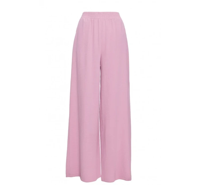 M862 Široké nohavice - krepová ružová