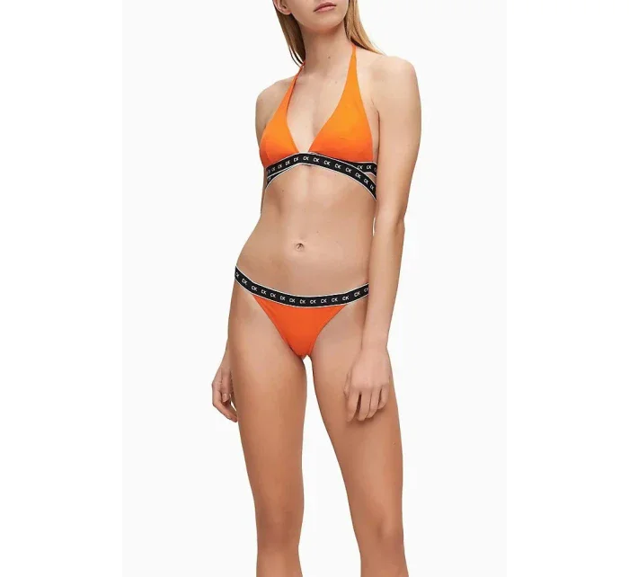 Spodný diel plaviek KW0KW00945-SCA oranžová - Calvin Klein