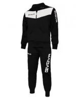 Pánske tepláky Tuta Visa TR018 1003 black and white - Givova