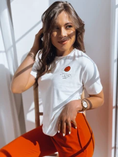 Dámske tričko THE CUTEST ecru FashionStreet RY2158