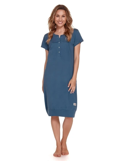 Dámske tehotenské tričko 4348 modré - Doctornap