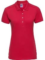 Dámské elastické piqué polo 10. classic red model 22473821 - Russell Athletic Dámské elastické piqué polo 10. classic red model 22473821 - Russell Athletic