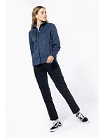 K Dámská melanžová pletená fleecová bunda 20. navy melange model 22423103 - Kariban