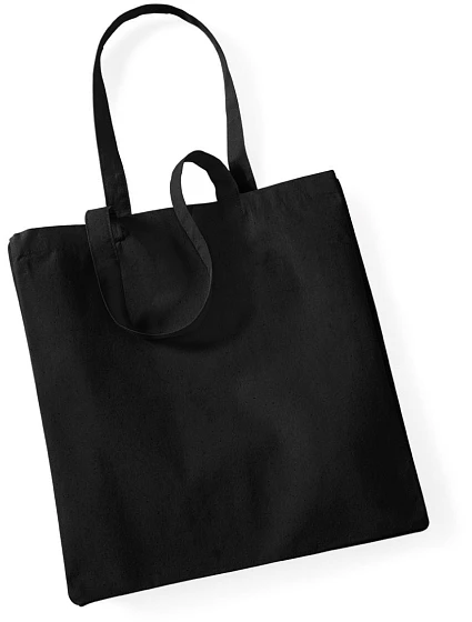 W 108 Klasická plátěná nákupní taška model 22518198 black - Westford Mill W 108 Klasická plátěná nákupní taška model 22518198 black - Westford Mill