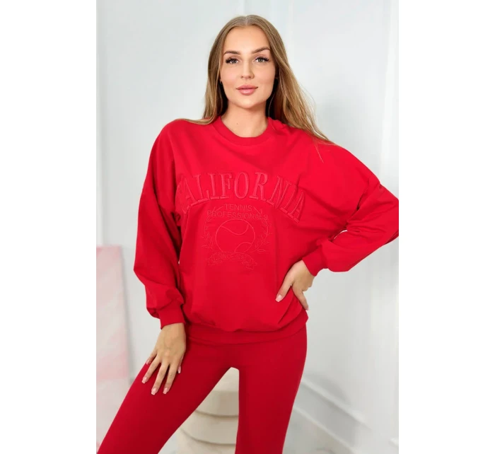 Bavlněná souprava California červený Bavlněná souprava California červený