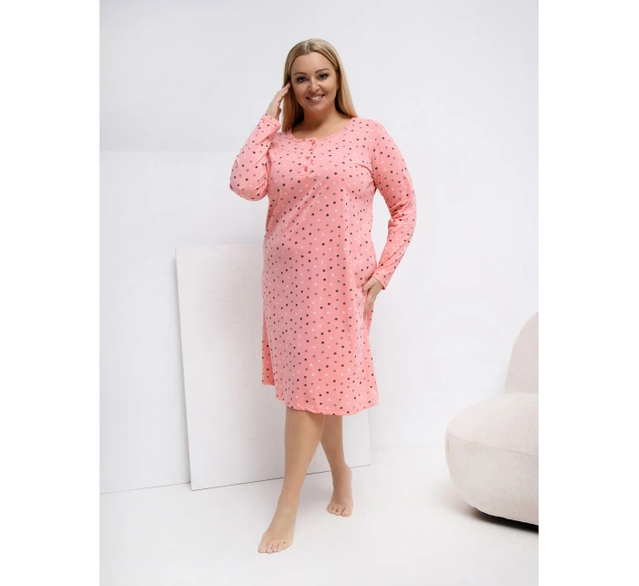 DU KN nočná košeľa FP 607.04P broskyňová