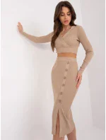 Komplet EM KMPL model 19639140 ciemny bezowy - FPrice