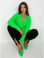 Dámsky sveter LC SW 8035 fluo zelená Dámsky sveter LC SW 8035 fluo zelená