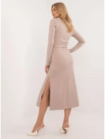 Šaty LK SK 509792.21P béžové Šaty LK SK 509792.21P béžové