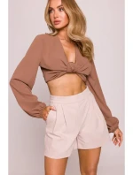 model 21136117 Džínové šortky béžové - Moe