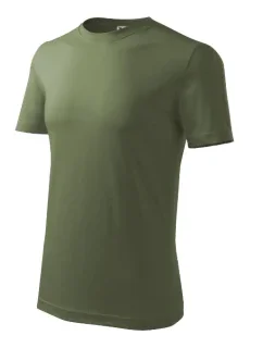 Classic New tričko pánské khaki