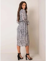 Dámské šaty model 18637680 Černá s bílou - FPrice
