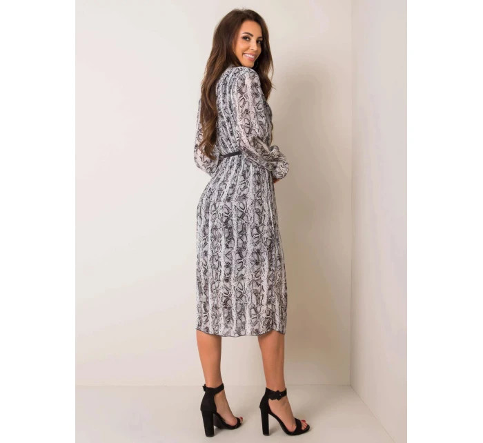 Dámské šaty model 18637680 Černá s bílou - FPrice