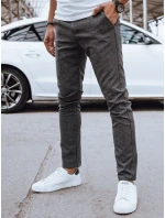 Pánske ležérne nohavice tmavosivé FashionStreet UX4400