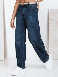 Dámske baggy modré džínsy FashionStreet UY2784