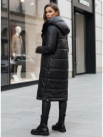 Dámská přechodná bunda prošívaná s kapucí černá Dstreet model 21995327 - FashionStreet