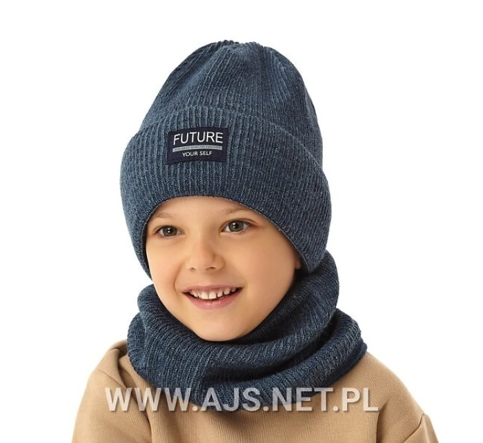 model 21413494 Chlapecká sada čepice a bundy - AJS