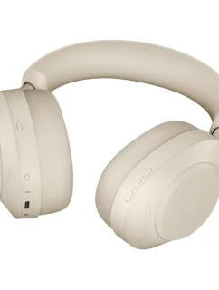 Slúchadlá do uší Jabra Evolve2 85 UC Stereo Link380c, béžové