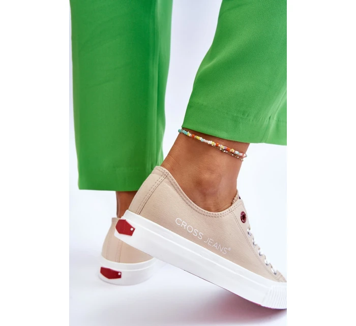Damskie Trampki Cross Jeans LL2R4070 Beżowe