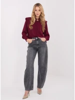 Koszula IT KS model 21782357 bordowy - FPrice Koszula IT KS model 21782357 bordowy - FPrice